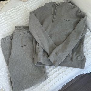 Men’s off white grey sweatsuit
